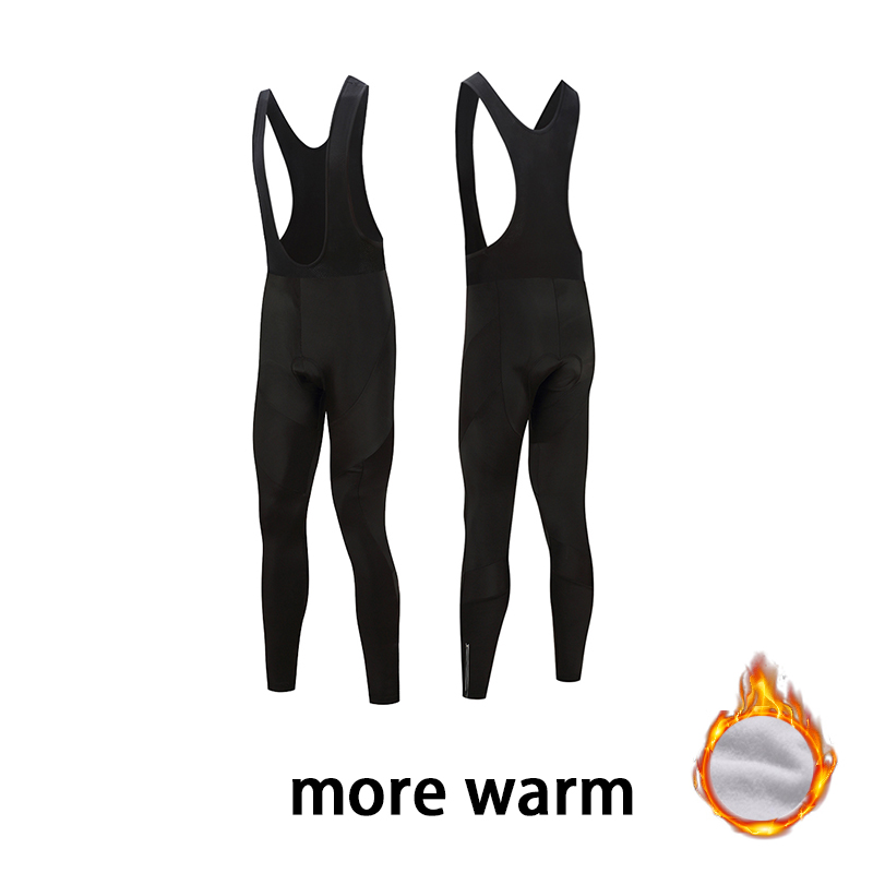 Running Gear Satisfy - Calças de Ciclismo Térmicas Pretas Clássicas