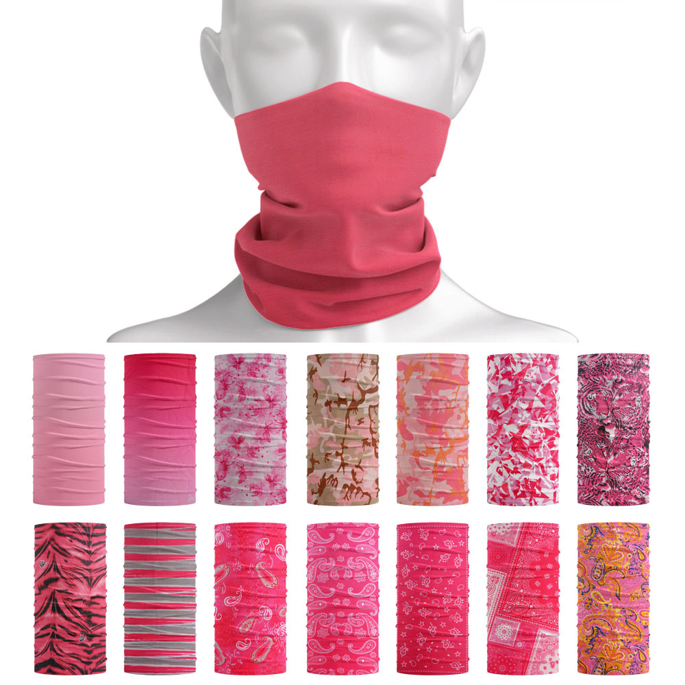 Running Gear Headband - Rosa sem costura ao ar livre