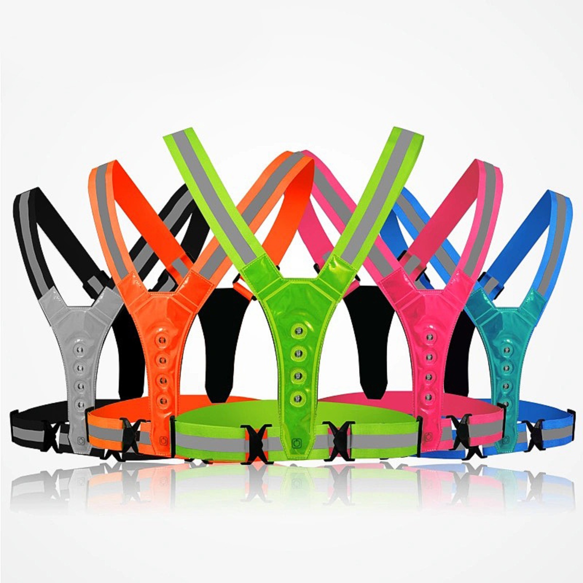 Colete de segurança LED ajustá - Running Gear Satisfy avaliação e preço
