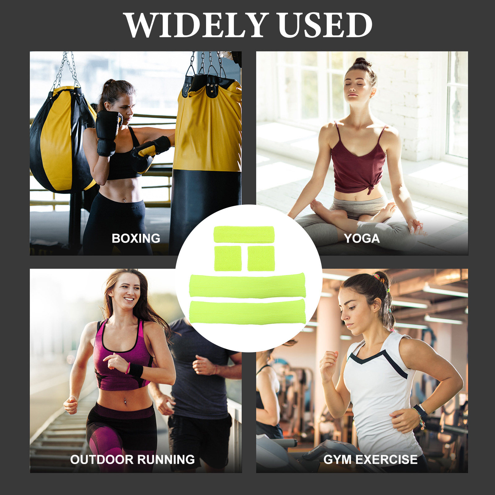 Conjunto de faixas para o suor - Running Gear Headband avaliação e preço
