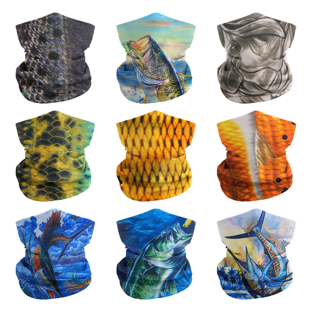 Escamas de peixe padrão pescoç - Running Gear Headband avaliação e preço